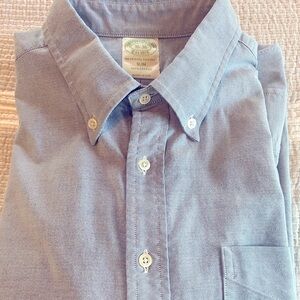 Brooks Brothers Made in USA Oxford Cloth Button-Down Dress Shirt 16-36